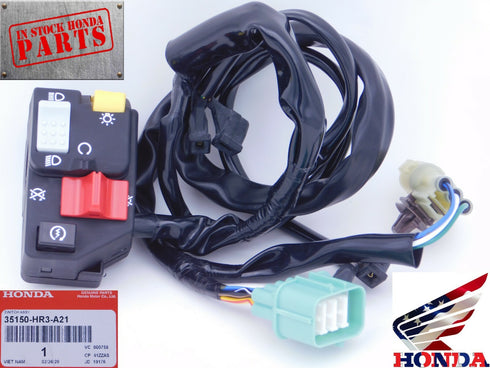 Honda Honda Left Starter Kill Switch 2014 TRX420 Rancher Handlebar Lighting OEM